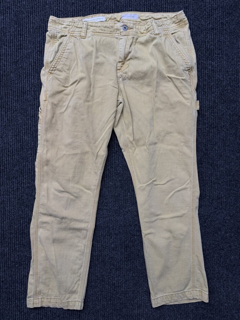 Pilcro and the Letterpress Khaki Carpenter Pants Women's Size 29x27